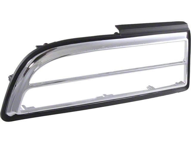 Firebird Taillight Lens Bezel, Chrome, Left, 1970-1973