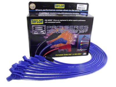 Firebird Taylor Plug Wires, Spiro-Pro Custom, Blue, Big Block, 1969-1972