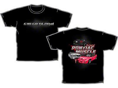 Firebird The Last of Pontiac Muscle T-Shirt, Black