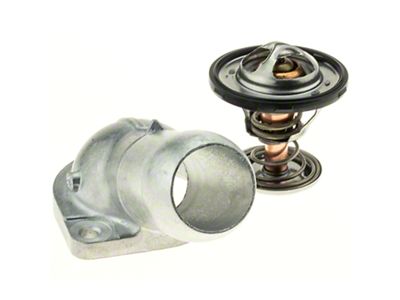 Thermostat with Housing Assembly; 187-Degree (98-02 5.7L Firebird)