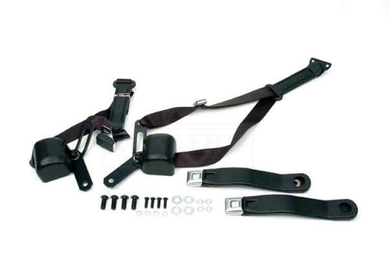 Ecklers MCC 3 Point Front Seat/Shoulder, Rear Set Belt Set, 78-81