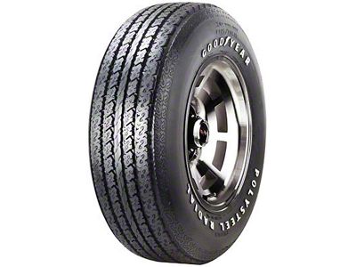 Firebird Tire, 225/70/R15 Radial, Small White Letter, Polyester, Goodyear, Firebird, Trans Am, 1970-1981 (Trans Am)