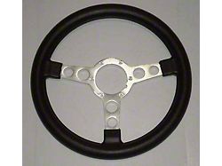 Firebird Trans Am Formula Steering Wheel, Black With Silver Spokes, 1969-1981 (Formula)