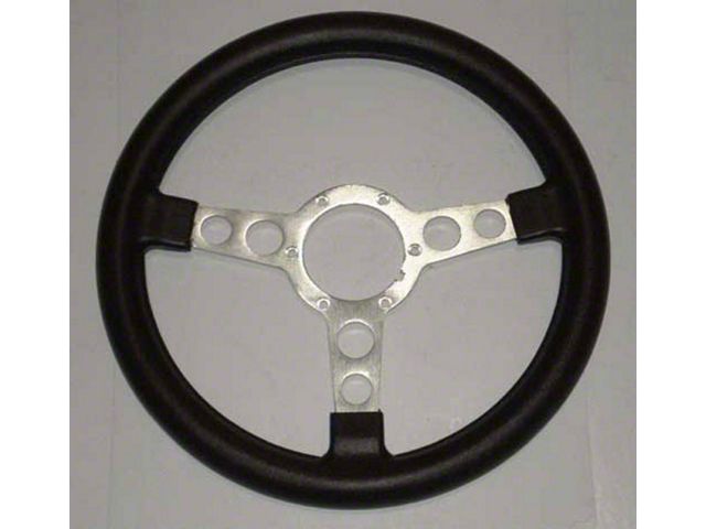 Firebird Trans Am Formula Steering Wheel, Black With Silver Spokes, 1969-1981 (Formula)