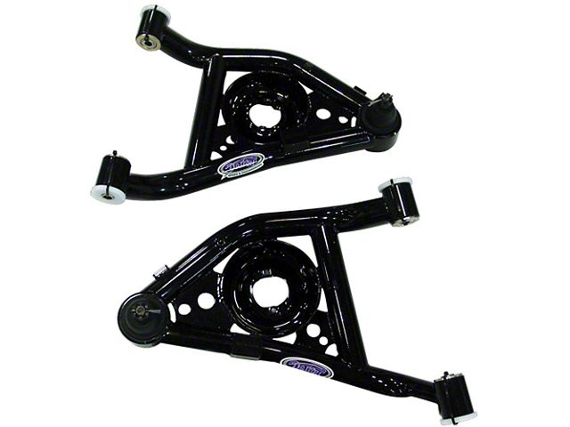 Detroit Speed Tubular Front Lower Control Arms; Dropped Spring Pocket (67-69 Firebird)