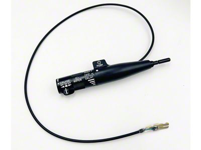 Turn Signal Lever; Black (84-89 Firebird w/ Cruise Control & Pulse Wipers)