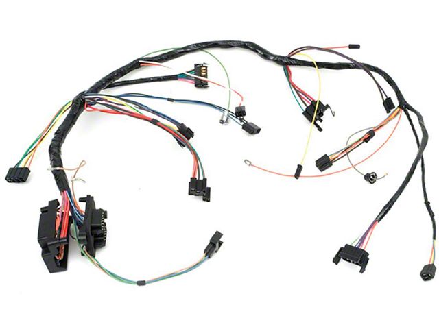 Firebird Under Dash Main Wiring Harness, For Cars With Automatic Transmission Console Shift & Warning Lights, 1967