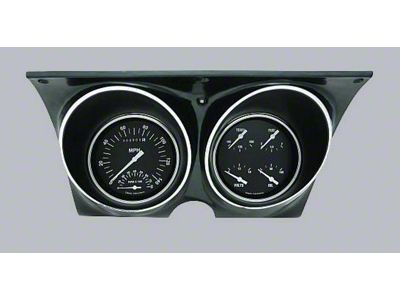Classic Instruments Firebird Updated Gauge Kit, With Black Dials & White Numbers/Needles, Classic Instruments, 1967-1968