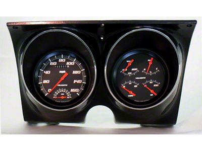 Classic Instruments Firebird Updated Gauge Kit, Velocity Black Series, Classic Instruments, 1967-1968