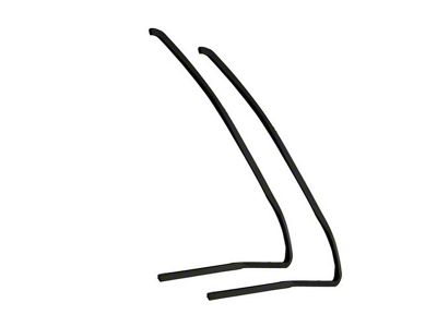 Vent Window Glass Rubber U Channels (1967 Firebird)