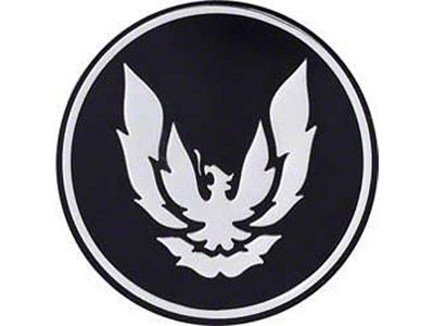 Firebird Wheel Center Cap Emblem, GTA, Silver, 1988-1992