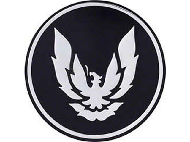 Firebird Wheel Center Cap Emblem, GTA, Silver, 1988-1992