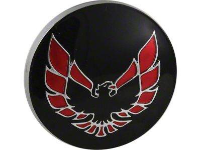 Firebird Wheel Center Cap Emblem, Red, 1977-1983