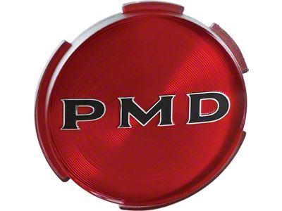 Firebird Wheel Cover Emblem, Red PMD, 2 3/4 1970-1972