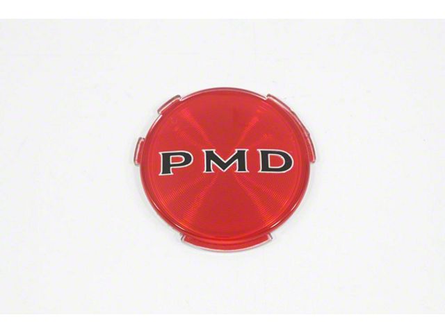 Firebird Wheel Cover Emblem, Red PMD, 2 7/16 1970-1972