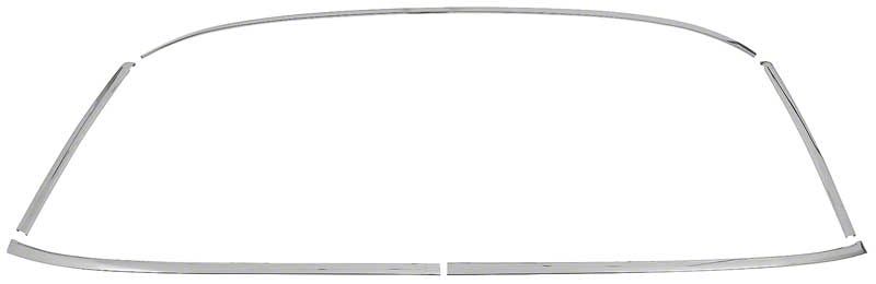 USA製　BORAX ヴィンテージ　ミラー Ecklers Windshield Molding Set (67-69 Firebird Convertible)