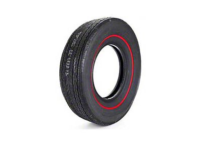 Firestone Wide Oval Tire, G70X14, Redline, All Years