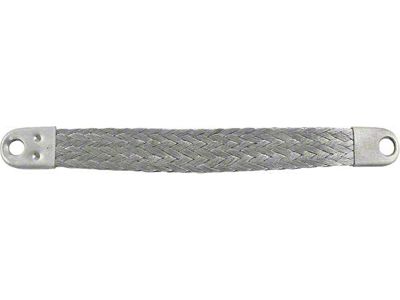 Firewall To Engine Ground Strap - 10 Overall - Original Design - Braided Cable With Lug Ends - Ford