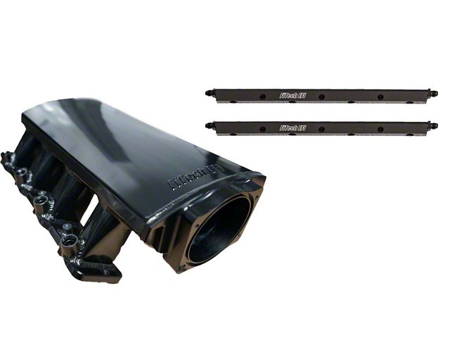 Universal Intake Fuel Module FiTech Fuel Injection Ecklers LS3 Short Intake Manifold with Fuel Rails ...