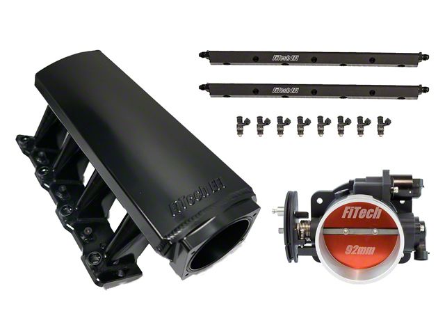 Universal Intake Fuel Module FiTech Fuel Injection Ecklers Loaded LS1, LS2 and LS6 Tall Aluminum ...