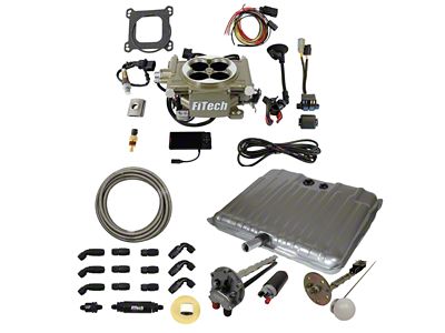 FiTech Fuel Injection Easy Street 600 HP Gold EFI System Total Package (65-66 Impala)