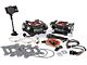 FiTech Fuel Injection Go EFI 2x4 Power Adder 1200HP Self Tuning Fuel Injection System; Matte Black (Universal; Some Adaptation May Be Required)