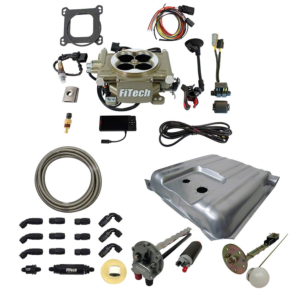 FiTech Fuel Injection Ecklers Easy Street 600 HP Gold EFI System Total