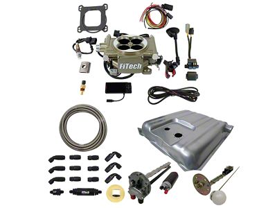 FiTech Fuel Injection Easy Street 600 HP Gold EFI System Total Package (55-56 150, 210, Bel Air, Nomad)
