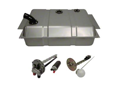 FiTech Fuel Injection Go Fuel EFI Fuel Tank Kit; Side Fill; 340 LPH (63-66 C10, C20, K10, K20)