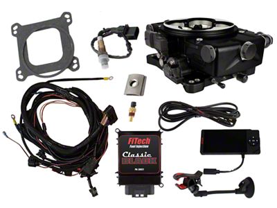 FiTech Fuel Injection Go EFI Classic Black 650 HP System (Universal; Some Adaptation May Be Required)