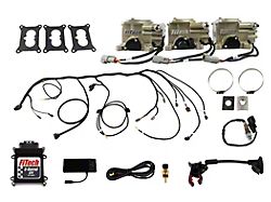 FiTech Fuel Injection Go EFI Tri-Power EFI System; Gold (Universal; Some Adaptation May Be Required)