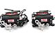 FiTech Fuel Injection Go EFI 2x4 Dual Quad 625HP Self Tuning Fuel Injection Master Kit; Matte Black (Universal; Some Adaptation May Be Required)