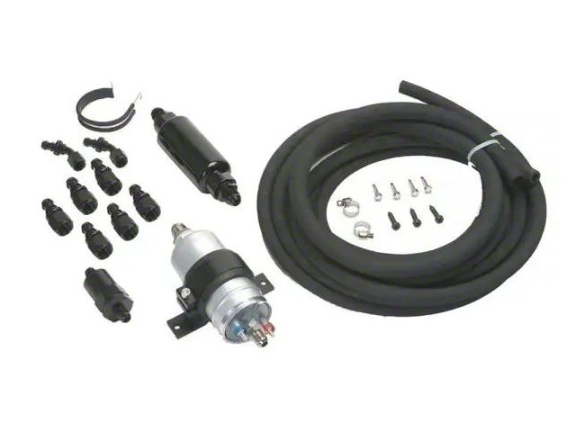 FiTech Fuel Injection Go EFI In-Line Frame Mount Fuel Delivery Kit; 255 LPH (Universal; Some Adaptation May Be Required)