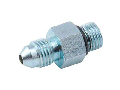 Fitting, Straight, Male -3AN to Straight Cut Male -3AN O-Ring