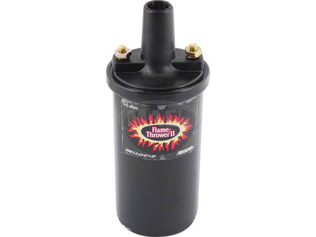 Flame Thrower II Ignition Coil - 12 Volt - Black - V8