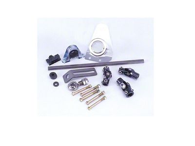 Flaming River 1955-56 Chevy Manual Rack & Pinion Cradle Kit - Paintable Column Shift Tilt Column