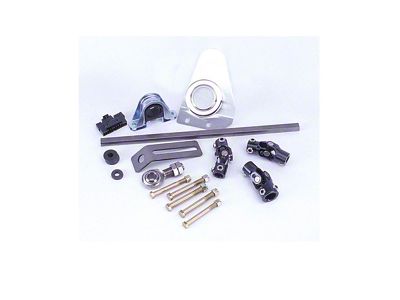 Flaming River 1957 Chevy Manual Rack & Pinion Cradle Kit - Paintable Column Shift Tilt Column