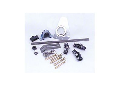 Flaming River 1957 Chevy Manual Rack & Pinion Cradle Kit - Paintable Floor Shift Tilt Column