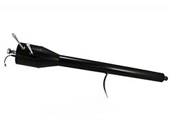 Flaming River 32-Inch Floor Shift Tilt Steering Column; 2-Inch Tube Diameter; Black (67-68 Firebird)