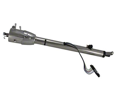 Flaming River Column Shift Collapsible Tilt Steering Column with NSS; Polished (55-56 150, 210, Bel Air, Nomad)