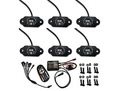 Flashtech XR White Rock Light Kit; 6-Piece (Universal; Some Adaptation May Be Required)