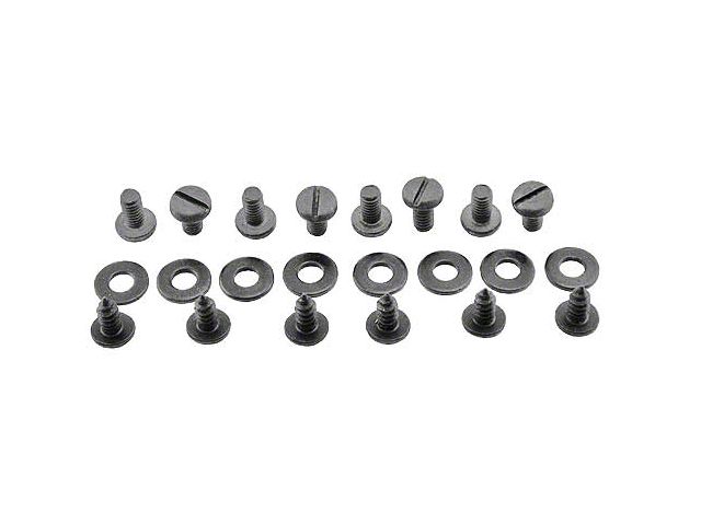 Floor Pan Screw Kit - For Metal Transmission Cover - 22 Pieces - Ford/Mercury