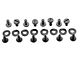 Floor Pan Screw Kit - For Metal Transmission Cover - 22 Pieces - Ford/Mercury