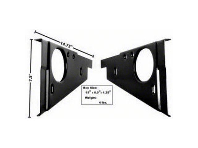 Floor Pan Support Braces - Rear