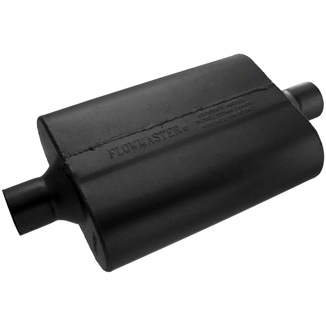Flowmaster Ecklers 40 Series Delta Flow Center/Center Oval Muffler; 2. ...