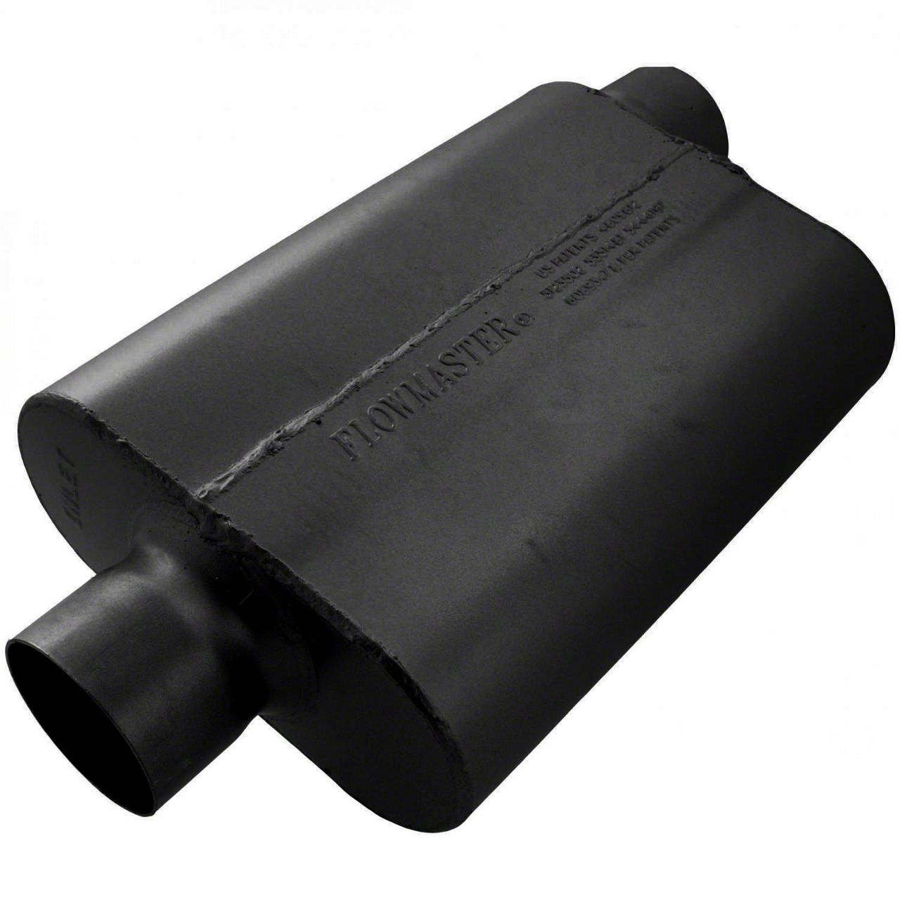 Flowmaster Ecklers 40 Series Delta Flow Center/Offset Oval Muffler; 3 ...