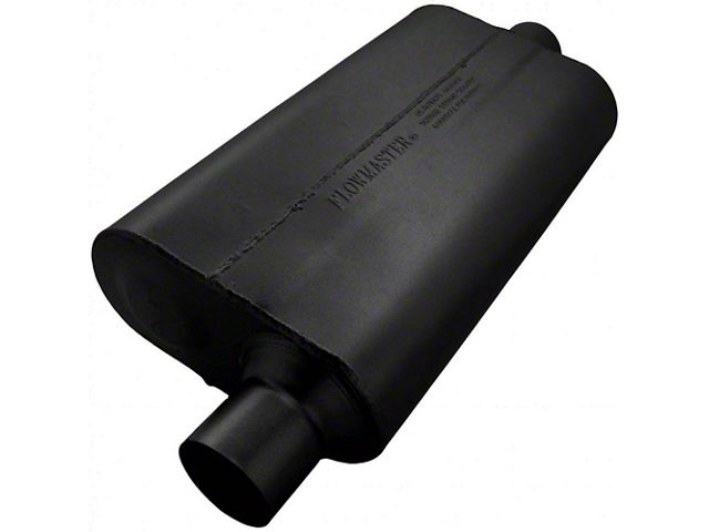 Flowmaster Delta Flow Muffler, 50 Series - 2.50 Offset Inlet- 2.50 Center Outlet - Moderate Sound