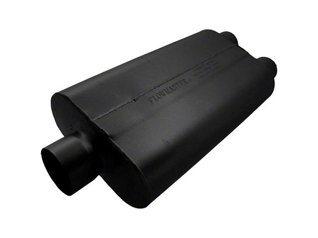 Flowmaster Delta Flow Muffler, 50 Series - 3.00 Center Inlet-2.50 Dual Outlet - Moderate Sound