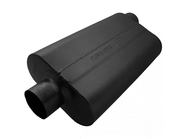 Flowmaster Delta Flow Muffler, 50 Series - 3.00 Center Inlet / 3.00 Offset Outlet - Moderate Sound