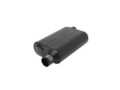 Flowmaster 40 Series Delta Flow Offset/Offset Oval Muffler; 2.25-Inch Inlet/2.25-Inch Outlet (Universal; Some Adaptation May Be Required)